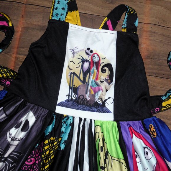 Jack Skellington Nightmare Before Christmas Dress - Picture 2 of 5